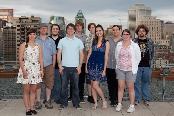 The 2012 GRAND-Funcom Games Initiative Team.